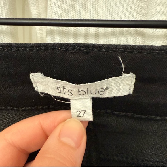 STS Blue Emma Mid Rise Skinny Black Jeans - Picture 7 of 8